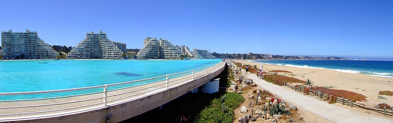 The largest swimming pool in the world is located in Chile