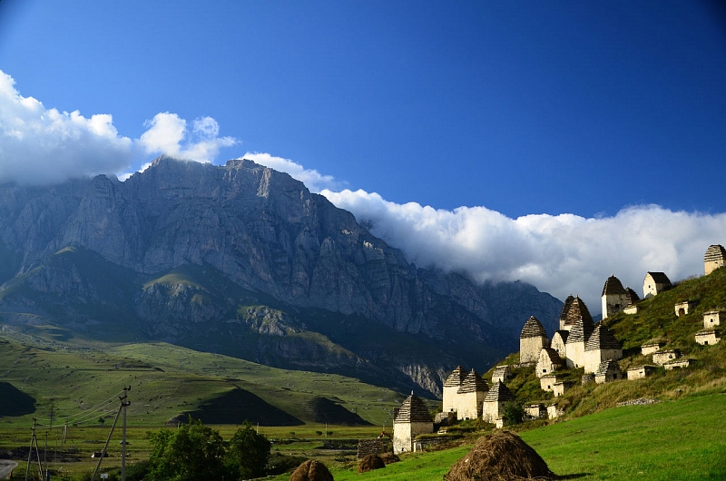 The "City of the Dead" in the mountains of North Ossetia