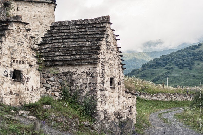 The "City of the Dead" in the mountains of North Ossetia