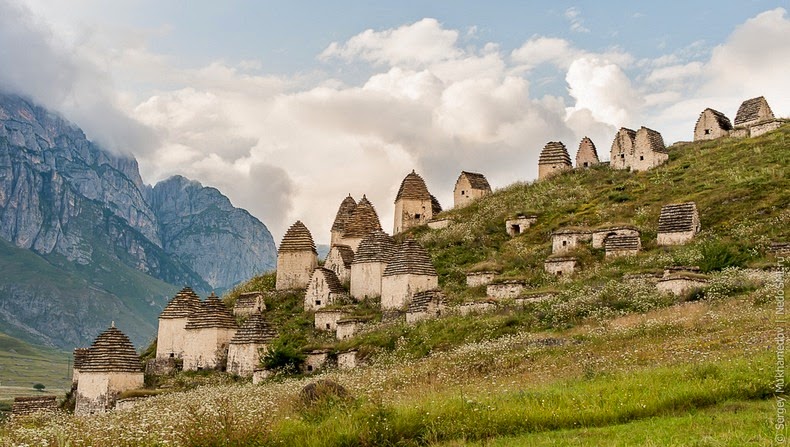 The "City of the Dead" in the mountains of North Ossetia