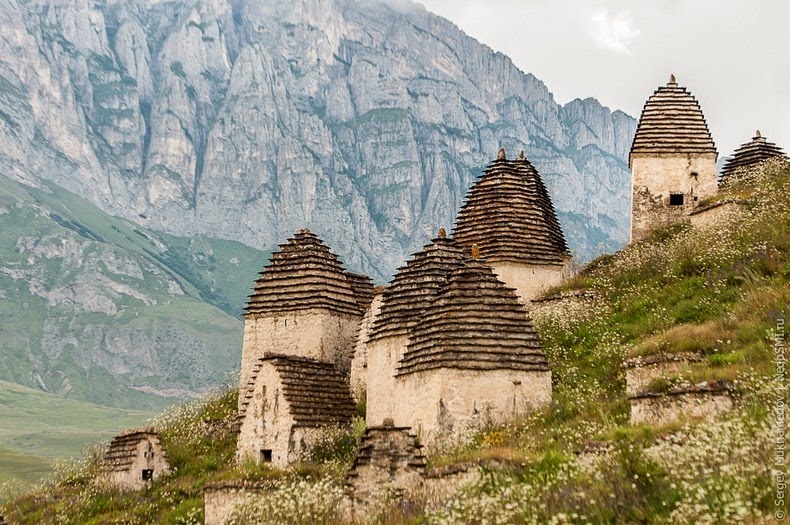 The "City of the Dead" in the mountains of North Ossetia