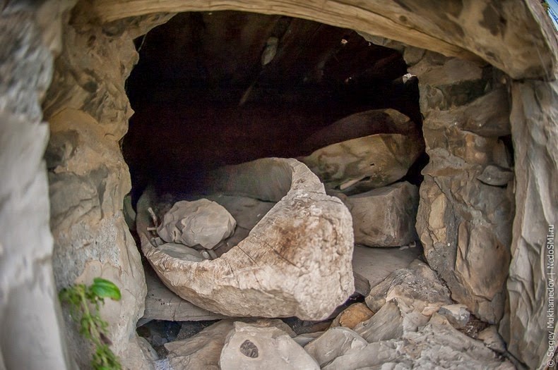 The "City of the Dead" in the mountains of North Ossetia