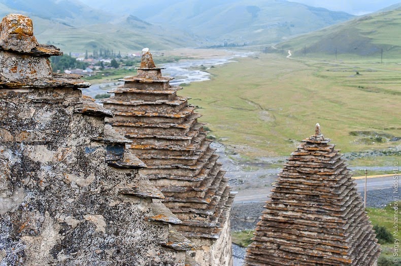 The "City of the Dead" in the mountains of North Ossetia