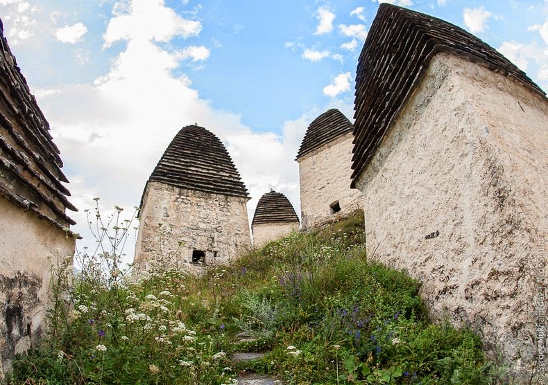 The "City of the Dead" in the mountains of North Ossetia