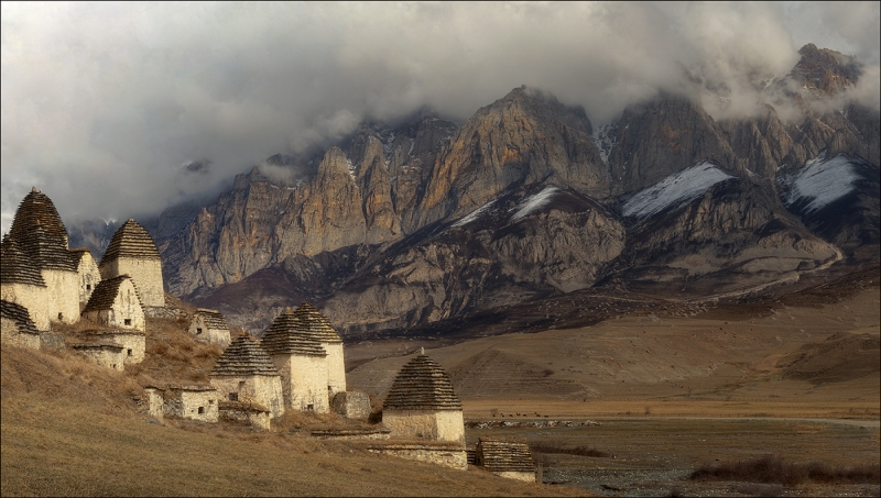 The "City of the Dead" in the mountains of North Ossetia