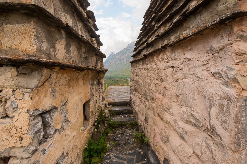 The "City of the Dead" in the mountains of North Ossetia