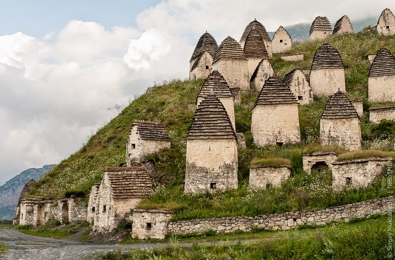 The "City of the Dead" in the mountains of North Ossetia