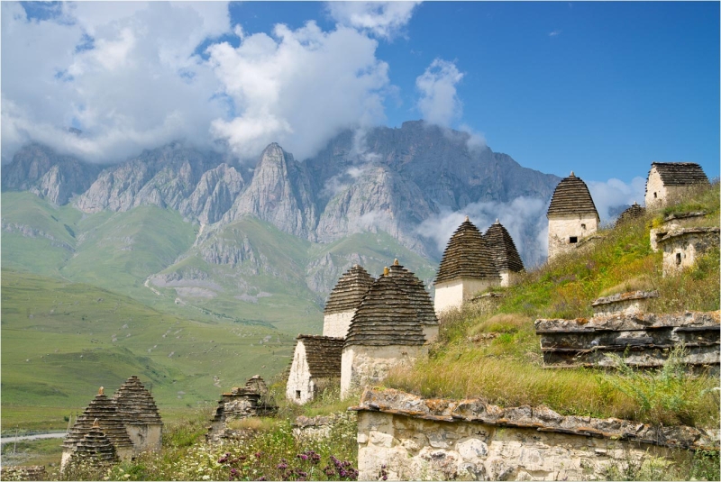 The "City of the Dead" in the mountains of North Ossetia