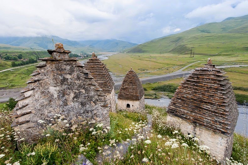 The "City of the Dead" in the mountains of North Ossetia