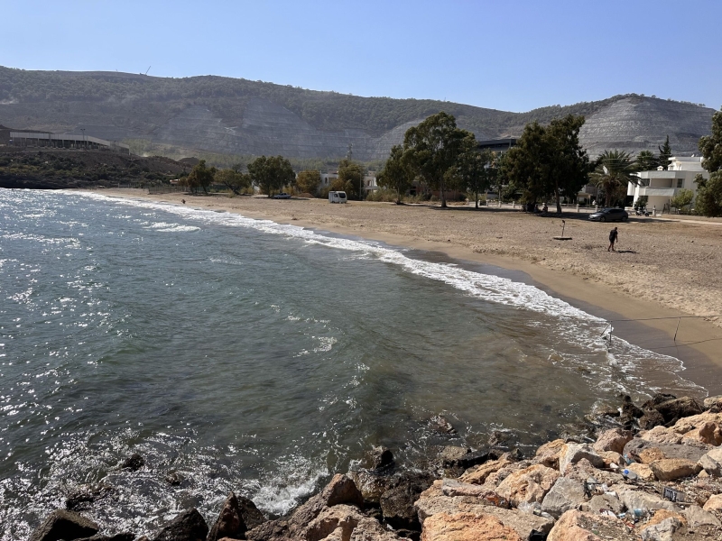 Büyükeceli Beach is a beach near Akkuyu nuclear power plant, in Gulnar district