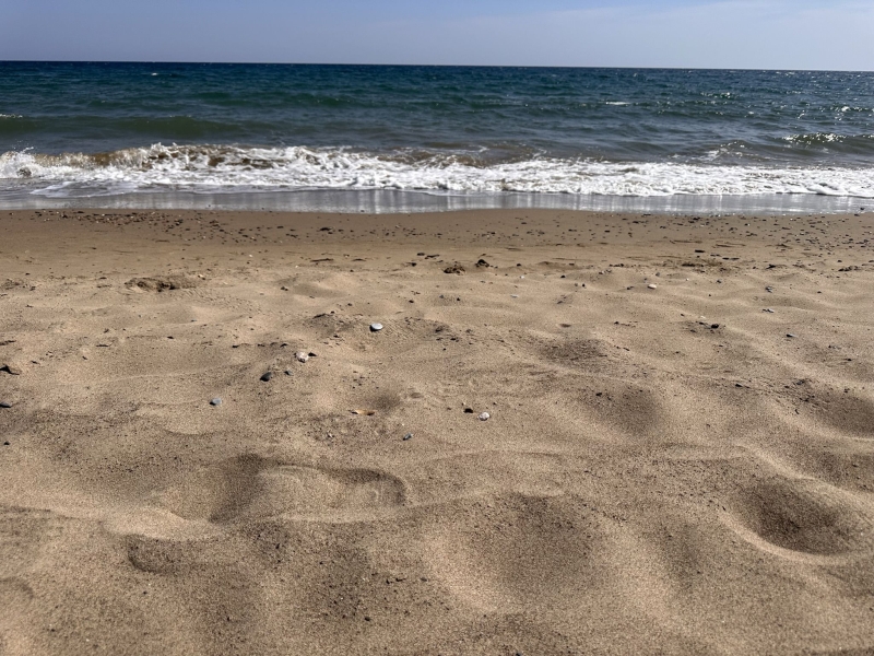 Büyükeceli Beach is a beach near Akkuyu nuclear power plant, in Gulnar district
