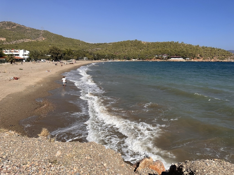 Büyükeceli Beach is a beach near Akkuyu nuclear power plant, in Gulnar district