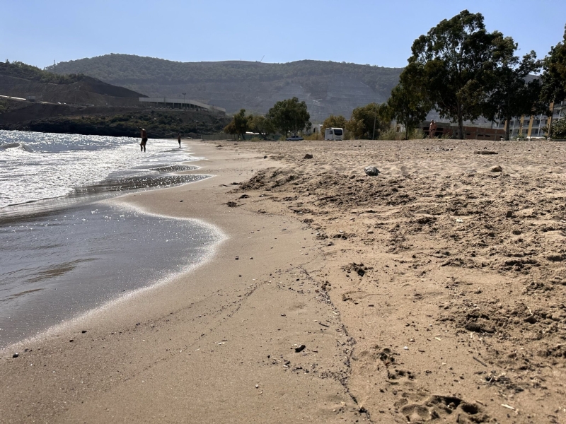 Büyükeceli Beach is a beach near Akkuyu nuclear power plant, in Gulnar district