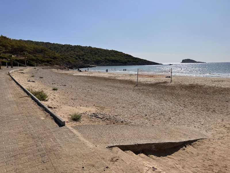 Incekum Beach in Aydıncık district